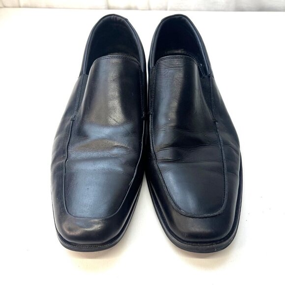 Gordon Rush Cole Leather Loafers Slip On Men\'s Size 12 Black Color Career main image 7